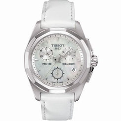 Tissot Watches : T008.217.16.111.00 Leather Chronograph Women Watch