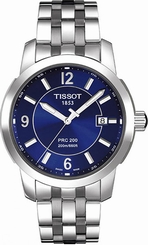 Tissot Watches : T014.410.11.047.00 Quartz movement Blue Dial Men Watch