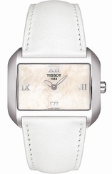 Tissot Watches : T023.309.16.113.00 Quartz Mother Of Pearl T-Wave Women Watch