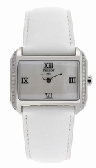 Tissot Watches : T023.309.16.113.01 Quartz Mother Of Pearl T-Wave Women Watch