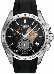 Tissot Watches : T024.417.17.051.00 Quartz Chronograph Date Black Rubber Men Watch