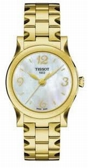 Tissot Watches : T028.210.33.117.00 Gold Tone Stainless Steel Quartz Women Watch