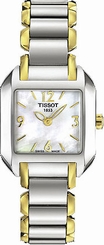 Tissot Watches : T02.2.285.82 Quartz Movement Two Tone Stainless Steel Women Watch