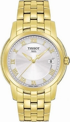 Tissot Watches : T031.410.33.033.00 Quartz Movement Gold Tone Men Watch