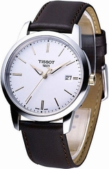 Tissot Watches : T033.410.26.011.00 Quartz Movement Leather Strap Men Watch