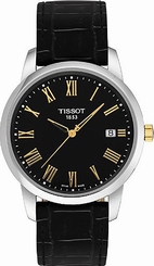 Tissot Watches : T033.410.26.053.00 Quartz Movement Leather Strap Men Watch