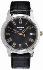 Tissot Watches : T033.410.26.053.01 Alligator Leather Quartz Men Watch
