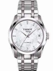 Tissot Watches : T035.207.11.116.00 Diamond Hour Markers Stainless Steel Automatic Women Watch