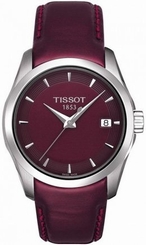 Tissot Watches : T035.210.16.371.00 Leather Quartz Women Watch