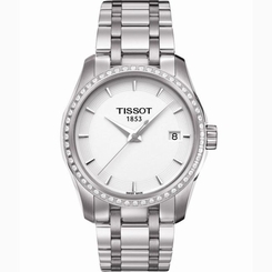 Tissot Watches : T035.210.61.011.00 Top Wesselton Diamond Stainless Steel Quartz Women Watch