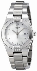 Tissot Watches : T043.210.11.031.00 Diamond Stainless Steel Quartz Women Watch
