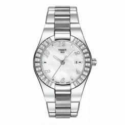 Tissot Watches : T043.210.11.117.01 Diamond Decorated Stainless Steel Quartz Women Watch