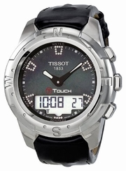 Tissot Watches : T047.220.46.126.00 Touch-Activated Fuction Diamond Hour Markers Women Watch
