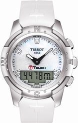 Tissot Watches : T047.220.47.111.00 Touch-Activated Fuction Leather Quartz Women Watch