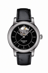 Tissot Watches : T050.207.17.051.04 Automatic Powermatic 80 Diamond Black Leather Women Watch