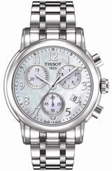 Tissot Watches : T050.217.11.112.00 Quartz Chronograph Date Mother of Pearl Women Watch