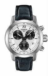 Tissot Watches : T055.217.16.038.00 Quartz Chronograph Date Black Leather Women Watch