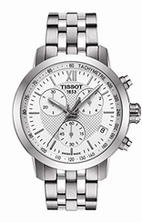 Tissot Watches : T055.417.11.018.00 Quartz Chronograph Date Stainless Steel Men Watch