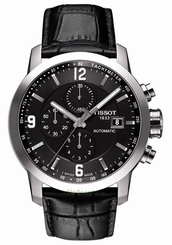 Tissot Watches : T055.427.16.057.00 Automatic Chronograph Date Black Men Watch