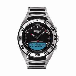 Tissot Watches : T056.420.21.051.00 Touch-Activated Fuction Stainless Steel Quartz Men Watch