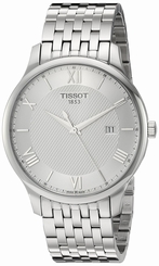 Tissot Watches : T063.610.11.038.00 Silver Dial Stainless Steel Men Watch