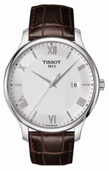 Tissot Watches : T063.610.16.038.00 Quartz Analog Date Brown Leather Men Watch