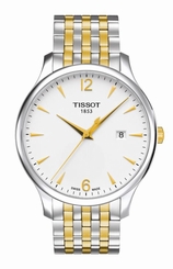 Tissot Watches : T063.610.22.037.00 Quartz Date Two Tone Stainless Steel Men Watch
