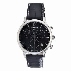 Tissot Watches : T063.617.16.057.00 Chronograph Leather Quartz Men Watch