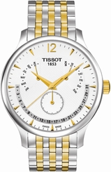 Tissot Watches : T063.637.22.037.00 Quartz Perpetual Calender Two Tone Stainless Steel Men Watch