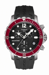 Tissot Watches : T066.417.17.057.01 Quartz Chronograph Date Black Rubber Men Watch