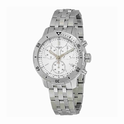 Tissot Watches : T067.417.22.031.01 Silver Dial Uni-directional Rotating Stainless Steel Band Men Watch