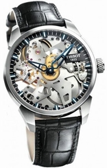 Tissot Watches : T070.405.16.411.00 Mechanical Hand-wind Skeletal Dial Men Watch
