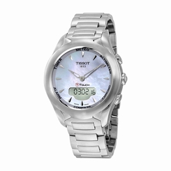 Tissot Watches : T075.220.11.101.00 Mother Of Pearl Dial Fixed Stainless Steel Band Women Watch