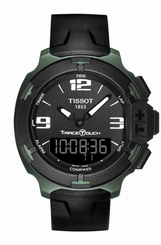 Tissot Watches : T081.420.97.057.01 Quartz Aluminium Case Black Silicone Men Watch
