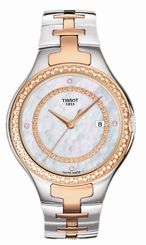 Tissot Watches : T082.210.62.116.00 Quartz Date Diamonds Two Tone Women Watch