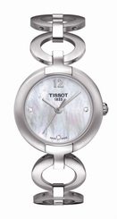 Tissot Watches : T084.210.11.116.01 Quartz White Mother of Pearl Pinky Series Women Watch