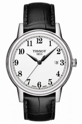 Tissot Watches : T085.410.16.012.00 Quartz Analog Date Black Leather Men Watch