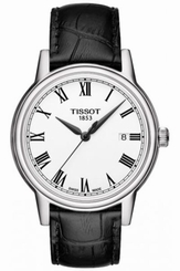 Tissot Watches : T085.410.16.013.00 Quartz Analog Date Roman Black Leather Men Watch