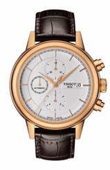 Tissot Watches : T085.427.36.011.00 Automatic Chronograph Date Brown Leather Men Watch