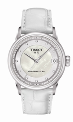 Tissot Watches : T086.207.16.116.00 Automatic Analog Powermatic 80 Date White Women Watch
