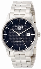 Tissot Watches : T086.407.11.201.02 Black Dial Stainless Steel Band Men Watch