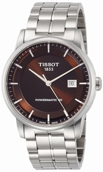 Tissot Watches : T086.407.11.291.00 Brown Dial Stainless Steel Band Men Watch