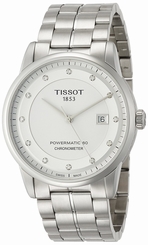 Tissot Watches : T086.408.11.016.00 White Dial Fixed Stainless Steel Band Men Watch