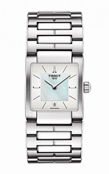 Tissot Watches : T090.310.11.111.00 Quartz White Mother of Pearl Dial Date Stainless Steel Women Watch