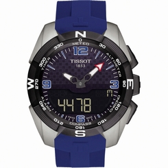 Tissot Watches : T091.420.47.057.02 2017 Ice Hockey World Championship Blue Rubber Men Watch
