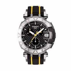 Tissot Watches : T092.417.17.201.00 Black Dial Rubber Men Watch