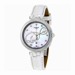 Tissot Watches : T094.210.16.111.01 White Mother Of Pearl Dial Fixed Band Women Watch