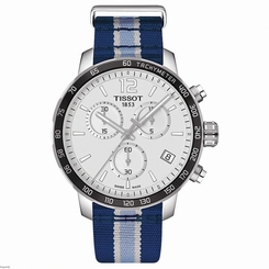 Tissot Watches : T095.417.17.037.20 Quickster NBA Memphis Grizzlies Chronograph Date Nylon Men Watch