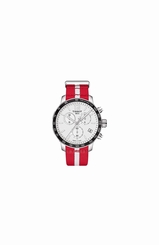 Tissot Watches : T095.417.17.037.29 Silver Dial Fixed Stainless Steel With A Black Top Ring Showin Band Men Watch