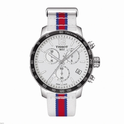 Tissot Watches : T095.417.17.037.33 Quickster NBA Los Angeles Clippers Chronograph Date Nylon Men Watch